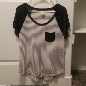 Striped Color Block Shirt